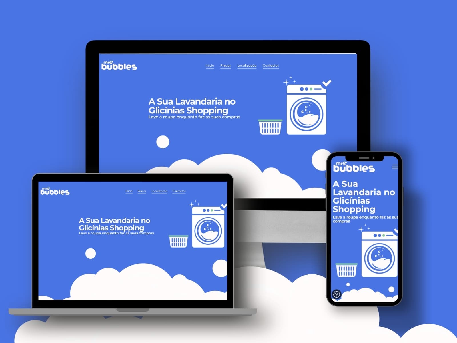 Mrs Bubbles, lavandaria self-service em Aveiro, Portugal 2025