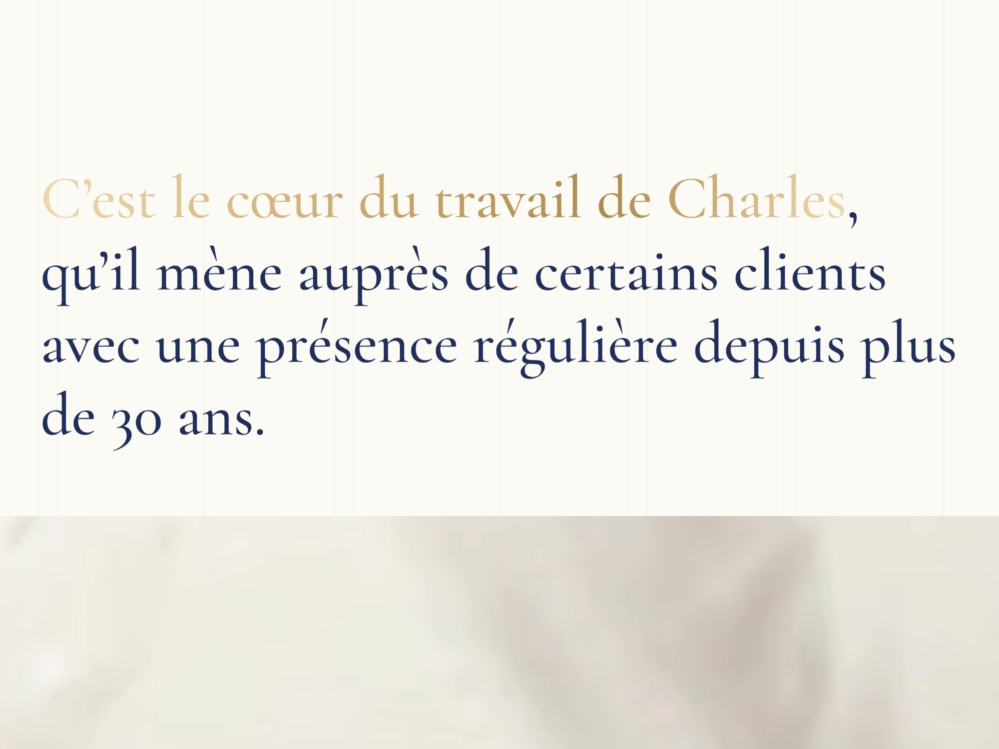 Appointment booking wizard modal on the Charles C. website