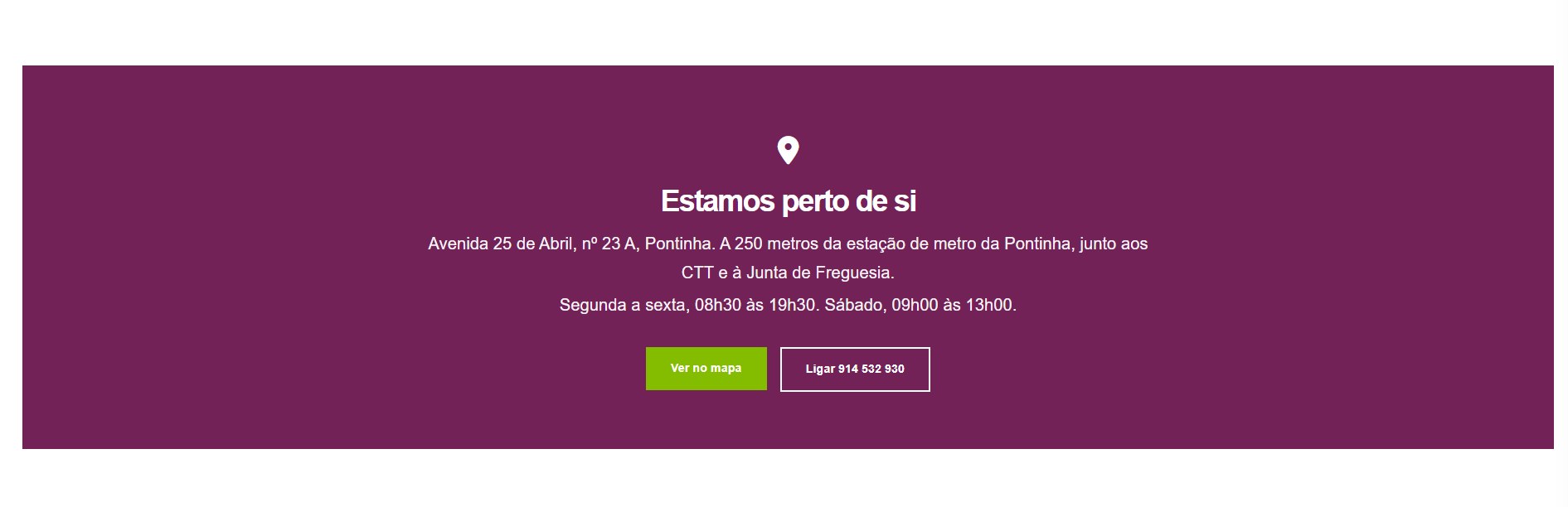Health services page on the Farmácia Leitão Ribeiro website