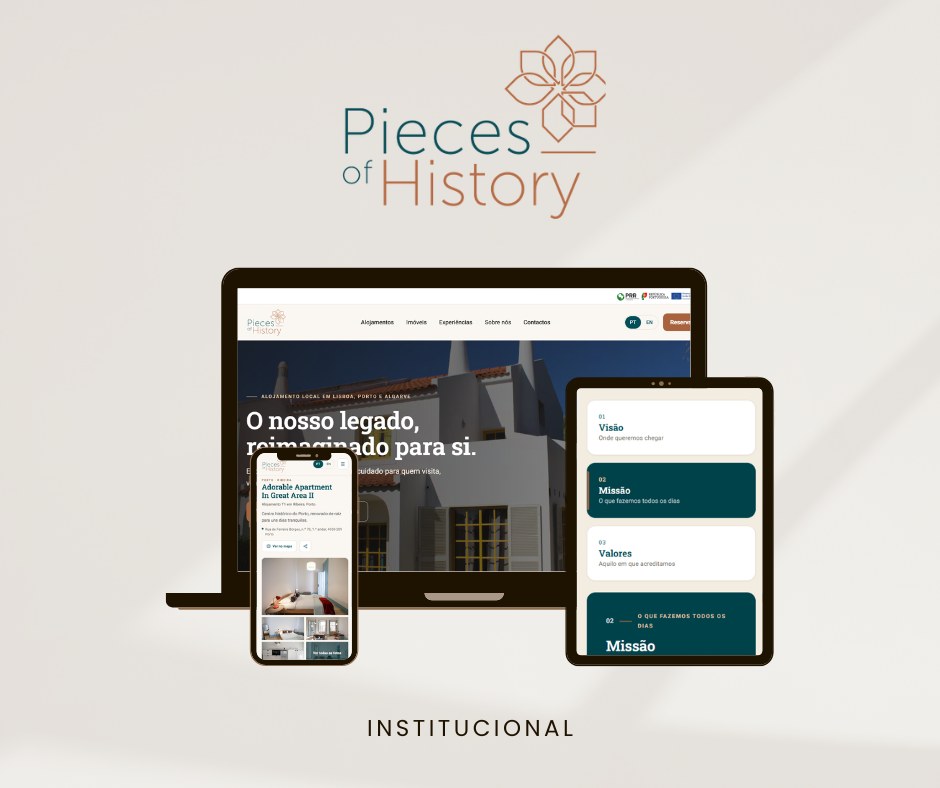 Short-stay rental page on Pieces of History